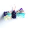 Cat Toy Teaser Wand - Butterfly Katfly Teaser and Wand - Black