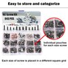 RC Screw Kit 643 PCS RC Car Parts Hardware Fasteners Assortment for Traxxas Axial Redcat HPI Arrma Losi 1/8 1/10 1/12 1/16 Scale RC Crawler Truck Car Buggy Short Course Car Track Car