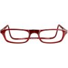 Clic Magnetic Reading Glasses, Computer Readers, Replaceable Lens, Adjustable Temples, Original, (S-M, Red, 1.75 Magnification)