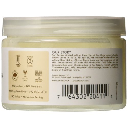 Shea Moisture 100% Extra Virgin Coconut Oil Head-to-Toe Nourishing Hydration for Unisex, 10.5 Ounce