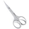 Stelone Multi-Purpose Cuticle Scissors Stainless Steel Curved Blade Little Manicure Scissors - Eyebrow Scissors for Women, Cosmetic & Brow Scissors for Facial Hair & Eyelash Trimming