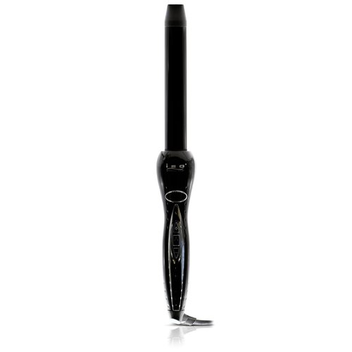 ISO Beauty ISOTWCBG25MM-705 The Digital Twister - 25mm Tourmaline-Infused Ceramic Pro Curling Wand w/Cool Tip - Gold Collection - Black