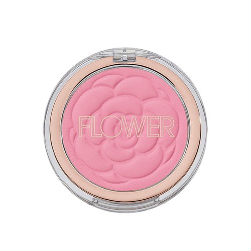 Flower Beauty Flower Pots Powder Blush - Smooth & Silky, Skin Tone Enhancing, Soft Satin Finish Makeup (Wild Rose)