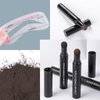 Eye-Brow Stamp Stencil Kit, Waterproof Brow Stamp Shaping Kit Eyebrow Definer, Eyebrow Filling Powder Stamp, Eye Brow Stamping Kit with 10 Eyebrow Stencils, 2 Eyebrow Brushes for Women (Black)