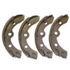 10L0L Golf Cart Brake Shoes Replacement Brake Pads Fits Club Car (1995-up) DS and Precedent Golf Cart 1018232-01 (2 Short, 2 Long)