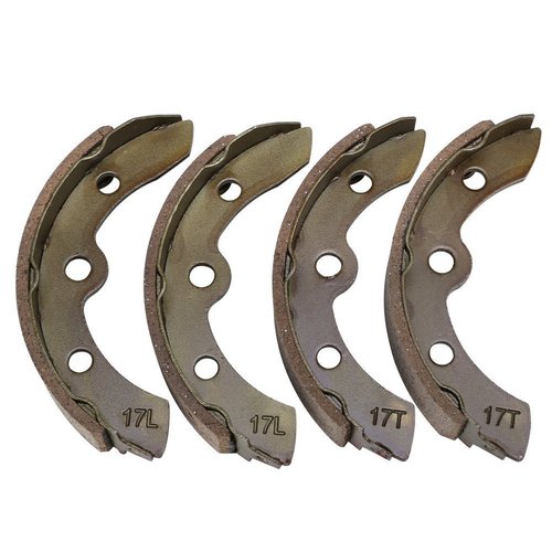10L0L Golf Cart Brake Shoes Replacement Brake Pads Fits Club Car (1995-up) DS and Precedent Golf Cart 1018232-01 (2 Short, 2 Long)
