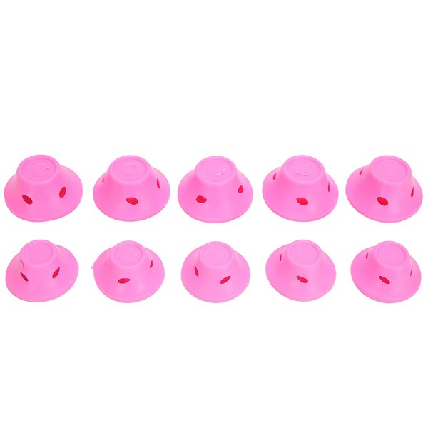 Hair Rollers, No Heat Rubber No Clip Hair Curlers Styling Waving Hairstyle Tool Clamp Hairdressing Styling Tool for Salon or Home