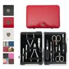 3 Swords Germany - brand quality 11 piece manicure pedicure grooming kit set for professional finger & toe nail care scissors clipper fashion leather case in gift box, Made by 3 Swords (03768)