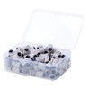 SpeTool 100Pcs Sanding Ring Bands 150 Grinding Polisher For Nail Drill Files Manicure Tools (Zebra)