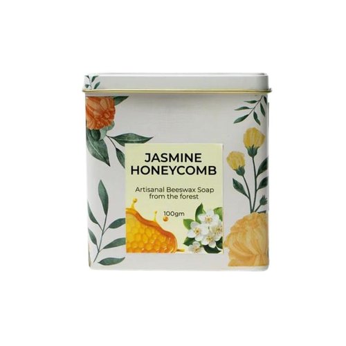Kheoni Sandalwood Honeycomb Beeswax Soap, Natural, Moisturizing & Aromatic Skin Care Soap Bar