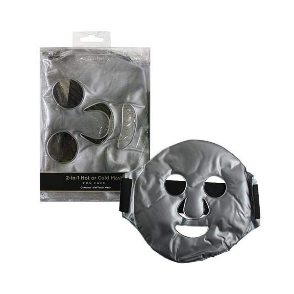 Cold & HOT Therapy Gel Facial Mask. Ice Face Mask for Migraine Headache, Stress Relief | Reduces Eye Puffiness, Dark Circles