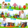 100PCS Magnetic Blocks, Magnetic Cubes Magic Forest Set for Boys & Girls Toys Age 3-5 6-8 8-10, Magnetic Tiles 1" Building Blocks Toddler Toys STEM Sensory, Creative Kids Games Kids Toys