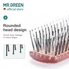 MR.GREEN Hair Brush Crystal Scalp Massage Combs Volumizing Hair Styling Fine Tooth Detangling Tool For Long Wet Dry Hair Women Gift (Pink, Small)