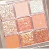Go Ho 9 Colors Eyeshadow Palette,Glitter&Shimmer Eyeshadow Korean Makeup,Long Lasting Blendable Rose Gold/Brown/White/Orange/Light Pink Shades Eye Shadow Makeup,02