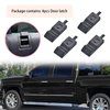 REAXOAL 4Pcs Front Or Rear Door Lock Knobs Buckle Window Locker 15844616 Compatible with 2007-2013 Chevy GMC Silverado Sierra