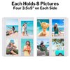 Dunwell Photo Sleeve Inserts - 3-Ring Binder Refills, Crystal Clear Photo Pockets, Holds 3.5x5, Photo Album Refillable Page Inserts (10)