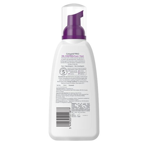 Cetaphil PRO Oil Control Foam Face Wash for Acne & Oily Prone Skin