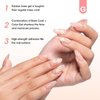Gellen Rubber Gel Base for Nails, 6 in 1 Builder Strengthener Gel, Natrual Nude Base Coat Nail Polish,18ml Jelly Gel Nail Polish, UV Rubber Base Gel for Manicure, Nail Art, Salon Gift for Her