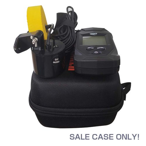 LUCKYLAKER Hard EVA Case for Lucky/LUCKYLAKER Portable Sonar Fish Finder Kayak Fish Finder Sonar Sensor Fish Finder Boat Depth Finder for Fishing