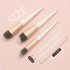 SmiLife Makeup Brush Covers for Travel, Makeup Brush Protector for Cosmetic Brushes, Expandable Mesh Covers for Brushes, 60 PCS