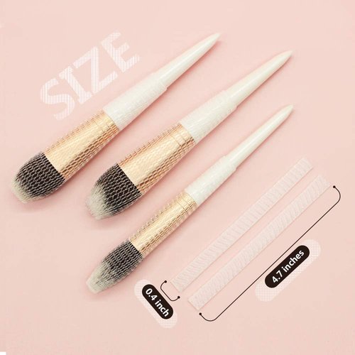 SmiLife Makeup Brush Covers for Travel, Makeup Brush Protector for Cosmetic Brushes, Expandable Mesh Covers for Brushes, 60 PCS