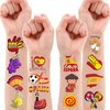 100PCS Spanish Spain Español Temporary Tattoos Stickers Themed Birthday Party Favors Decorations Supplies Red Yellow Espana Flag Tattoo Sticker Gifts For Boys Girls School Prizes Carnival Christmas