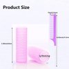 MOODKEY 24PCS Self Grip Small Hair Curlers Set Nylon Hair Rollers, Heatless Pro Salon Hairdressing Curler Tools for Women, Medium Short Hair (0.8in, Pink)