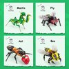 KAZI Bugs Building Toy Set,Insect Collection Building Blocks Including 8 Different Bug,STEM Toys for Kids Age 8 and Up,Play and Display Gift Idea for Boys and Girls