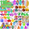 116 Pcs Party Favors for Kids 4-8, Pop Fidget Bulk Toys, Pinata Goodie Bag Stuffers, Treasure Box Toys, School Classroom Rewards, Treasure Chest Prizes, Goody Bag Filler