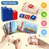 CVC Word Educational Toy Spelling Games, Preschool Toddler Learning Activities, Montessori Learning Toys Gifts for 3 4 5 6 Years Old Kids, 60 Sight Words Flash Cards Alphabet Puzzle for Toddlers
