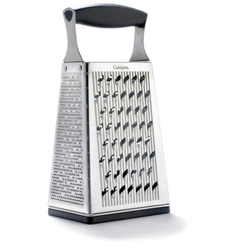 Cuisipro 4 Sided Box Grater, Regular, Stainless Steel
