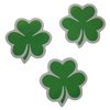 Novel Merk Irish Shamrock Ireland American Green Print Small Refrigerator Magnets Set for Teacher Decorations Party Favors & Carnival Prizes Mini Design (12 Pieces)