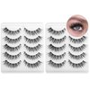 Lashes Eyelashes Lashes Wispy False Eyelashes Natural Eyelashes Mink Lashes 10 Pairs Frihappy Lashes DW6