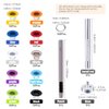 Rustark 500 Sets Grommet Kit 3/16 Inch Grommet Setting Tool Metal Eyelets Set with 4 Pieces Install Tool Kit in Storage Box for Clothes Shoes Bag Paper Leather Crafts DIY Projects (10 Colors)