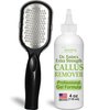 Dr. Entre's Callus Remover Gel & Foot File: Extra Strength Callus Remover for Feet, Foot Callus Remover Care, Pedicure Tools Supplies, Spa Kit, Dead Skin Scrubber, 4 oz