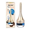 Music Flower 3 Colors Eyeliner Gel,Waterproof Eye Liner Gel Makeup Set,Smudge-proof Long lasting with a Eyeliner Brushes (Blue+Black+White)
