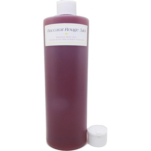 TCEShop Baccarat Rouge 540 - Type MFK Scented Body Oil Fragrance [Flip Cap - Red - 16 oz.] - ID#32098