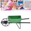 Garden Cart,Mini 1:12 Dollouse Miniature Wheelbarrow Fairy Tale Garden Cart Dollhouse Furniture Accessories Gar for Boys and Girls
