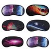 EleCharm 6-Pack Eye Mask Sleeping Mask Universe Galaxy Pattern Sleeping Blindfold