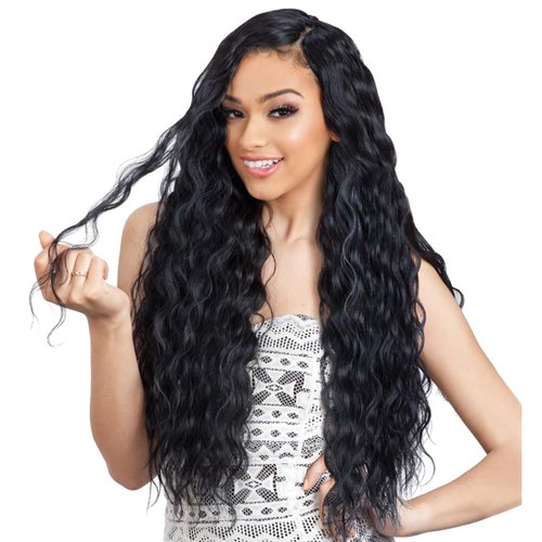 Shake-N-Go Organique Synthetic Weave Hair Extension - BREEZY WAVE 24" (2 Dark Brown)