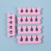 100PCS Toe Separators - Soft Foam Toe Cushions - Pedicure Toe Separators - Perfect for Nail Polish, Pedicure, Bunion Relief and Hammer Toe(pink, 100pcs)