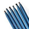 6pcs Pull Cord Peel-off Brow Pencil Waterproof Eye Brow Pencils for Marking, Filling And Outlining, Microblading Eyebrow Pencil for Brow Permanent Makeup (Blue Paper-Deep Brown Core)