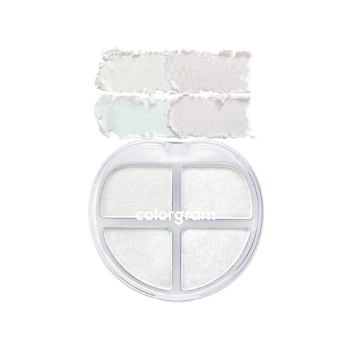 COLORGRAM TINTIN DORY EYESHADOW PALETTE 01 GLITTER DORY | 4 Color Compact Palette with Silky Smooth Texture & Strong Pigmentation | Travel-Friendly Collectible with Vibrant Shades
