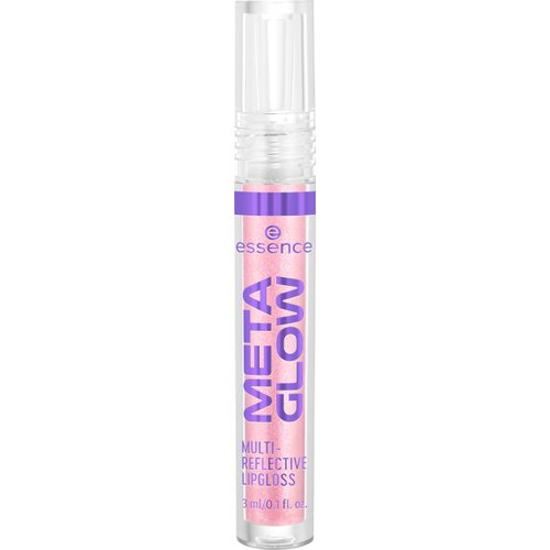essence | Meta Glow Multi-Reflective Lip Gloss | Iridescent Shimmer, Holographic, Non-Sticky & Comfortable | Vegan & Cruelty Free (02 | Digital Pink)