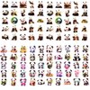 Tisaindor 100PCS Panda Stickers,Water Bottle Stickers,Cute Stickers, Stickers for Kids, Stickers for Kids Classroom,for Luggage, Teaching Rewards，Skateboard，Laptop Sticker (Pandas)