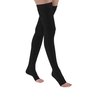 JOBST Relief Compression Stockings 20-30 mmHg Thigh High Silicone Dot Band Open Toe Black Medium