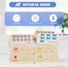 ISMETACU Wooden Montessori Number Blocks for Toddlers, Counting Peg Board for Kids Age 3 4 5,Preschool Learning Toys,Ideal for Kids 3 4 5 Years Old
