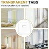25 Sets (50 Pieces) of Clear Vertical Blind Repair Tabs/Vertical Blind Tabs/Blind Fixer Tabs for Vertical Blinds Replacement Slats