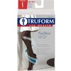 Truform Sheer Compression Stockings, 30-40 mmHg, Women's Thigh High Length, 30 Denier, Black, Medium