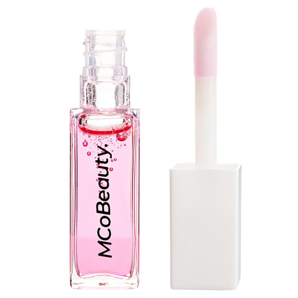MCoBeauty Lip Oil Hydrating Treatment, Pink Lady, Moisturizing Shine for Naturally Beautiful Lips, Vegan, Cruelty Free Cosmetics